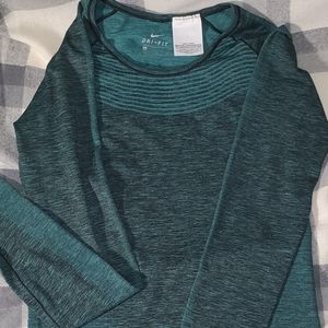 Nike Green long sleeve t shirt